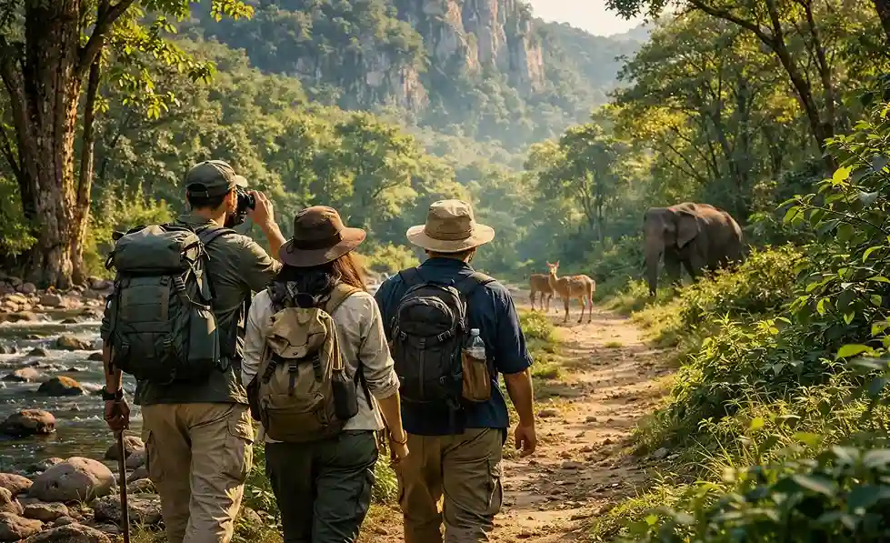 Nature walk in Rajaji National Park